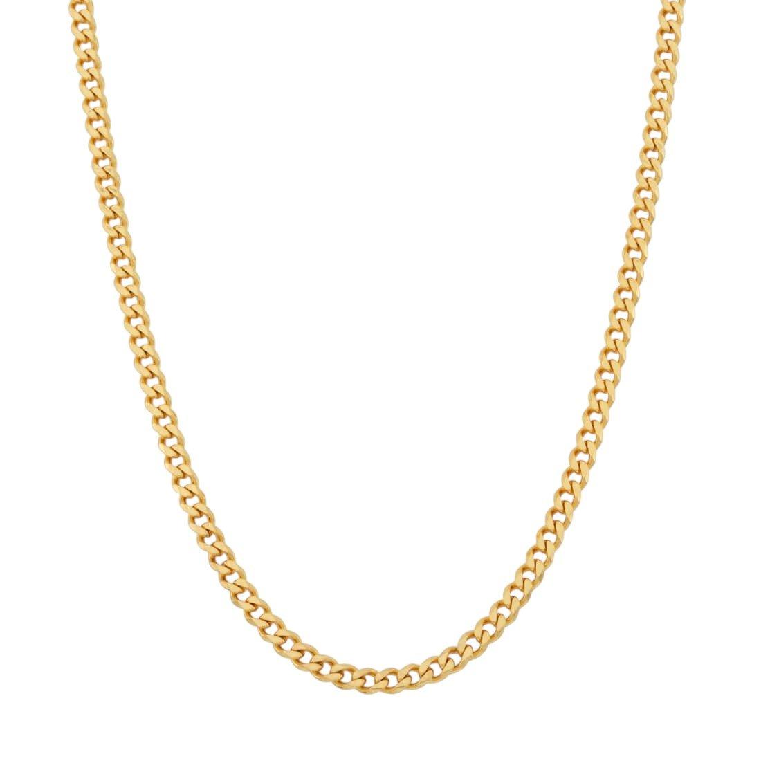King Ice 4mm Miami Cuban Link Chain - Gold - GOLD